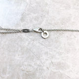 Double Row Necklace Stones Layer Link Chain 925 Stering Silver