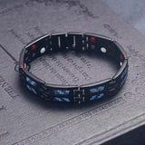 Double Row Punk Magnetic Bracelet Men's Jewelry Health Bracelet