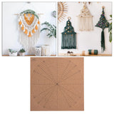 40x40cm Square Macrame Board Double Sided Braiding Plate