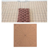40x40cm Square Macrame Board Double Sided Braiding Plate
