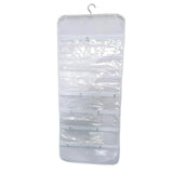 Double Sided Jewelry Hanging Organizer 49 Pockets, 17x40inch