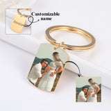 Double Sided Keychain Photo Keychain Personalized Picture Keepsake Text Keychain