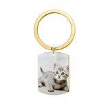 Double Sided Keychain Photo Keychain Personalized Picture Keepsake Text Keychain
