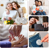 Pocket Hug Token LDR Keepsake Stainless Steel Gift Keychains