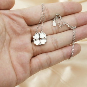 6MM Heart Bezel Setting Breast Milk Resin Necklace 16''+2''