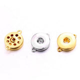 18MM Ginger Snap Button Base Charms for DIY Jewelry