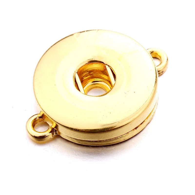 18MM Ginger Snap Button Base Charms for DIY Jewelry