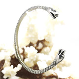 Double Snake Head Bracelet Stainless Steel Gothic Punk Biker