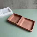 Square Storage Box Mold Flower Pot Base Mirror Silicone Mold
