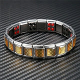 Mens Double Strength Magnetic Therapy Bracelet Arthritis Pain Relief