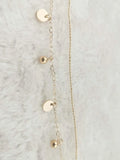 Double Chain Wafer Ball Stainless Steel Anklet Bracelet