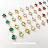 Crystal Glass Pendant Earrings - DIY Jewelry Accessories