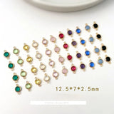 Crystal Glass Pendant Earrings - DIY Jewelry Accessories