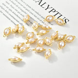 Geometric Oval Alloy Charms for Jewelry Making