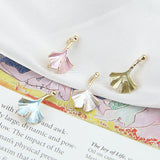 40pcs Alloy Double Hook Leaf Shape Charms for DIY Jewelry Earrings