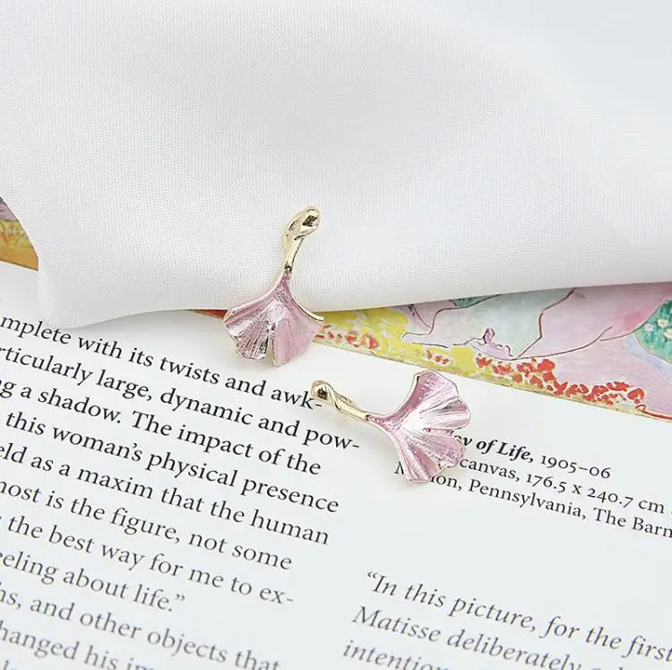 40pcs Alloy Double Hook Leaf Shape Charms for DIY Jewelry Earrings