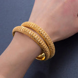 Double Layer Bangles Dubai Bangles for Women Girls Bangles Bracelets
