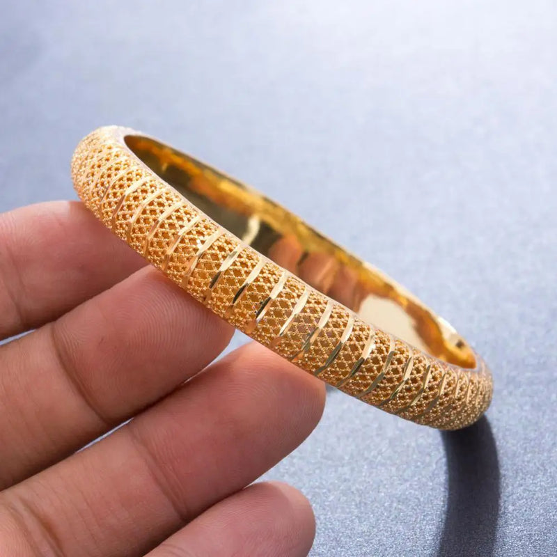 Double Layer Bangles Dubai Bangles for Women Girls Bangles Bracelets