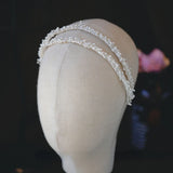 Double-layer Greek Hairband Vine Women Headpiece Bride Wedding Headdress