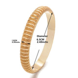 Double Layer High Dubai Bangles Bracelets Jewelry Wedding Bangles