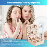 Double-layer Mini Stud Earrings Jewelry Box