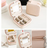 Double-layer Mini Stud Earrings Jewelry Box