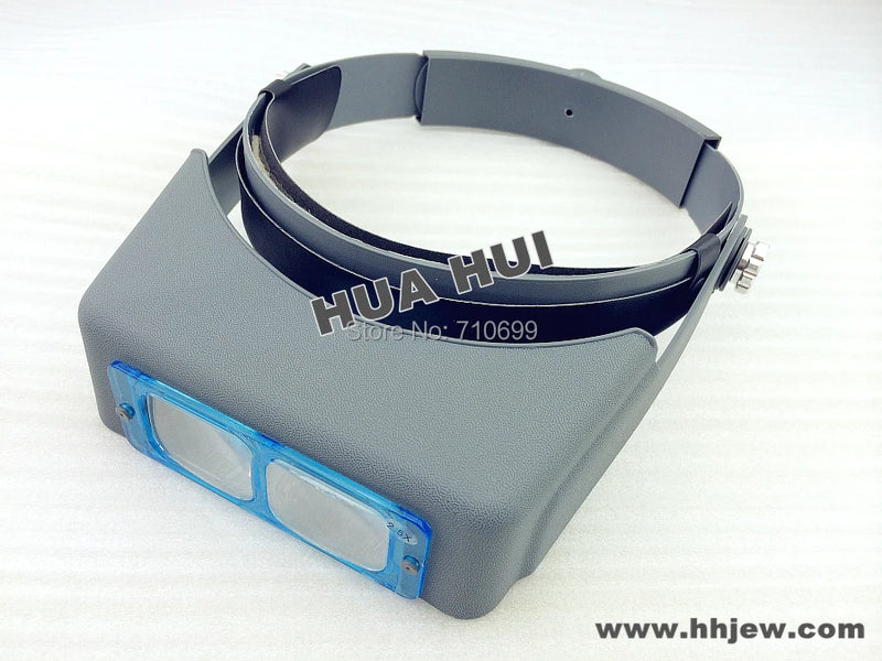 Head-Wearing Magnifier Binocular Lens 1.5X 2X 2.5X 3.5X Jeweler Loupe