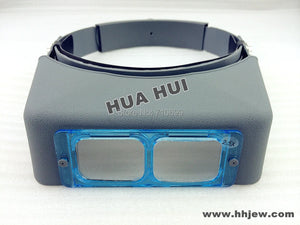Head-Wearing Magnifier Binocular Lens 1.5X 2X 2.5X 3.5X Jeweler Loupe