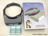 Head-Wearing Magnifier Binocular Lens 1.5X 2X 2.5X 3.5X Jeweler Loupe