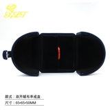 Double-opening Buckle Jewelry Box for Rings and Necklaces