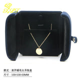 Double-opening Buckle Jewelry Box for Rings and Necklaces