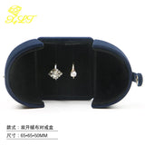 Double-opening Buckle Jewelry Box for Rings and Necklaces