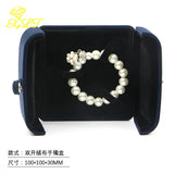 Double-opening Buckle Jewelry Box for Rings and Necklaces