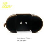Double-Opening Button Jewelry Box Velvet Ring Box Pendant Bracelet Necklace Box