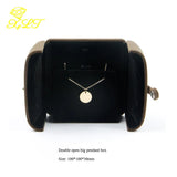 Double-Opening Button Jewelry Box Velvet Ring Box Pendant Bracelet Necklace Box