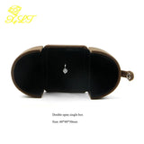 Double-Opening Button Jewelry Box Velvet Ring Box Pendant Bracelet Necklace Box