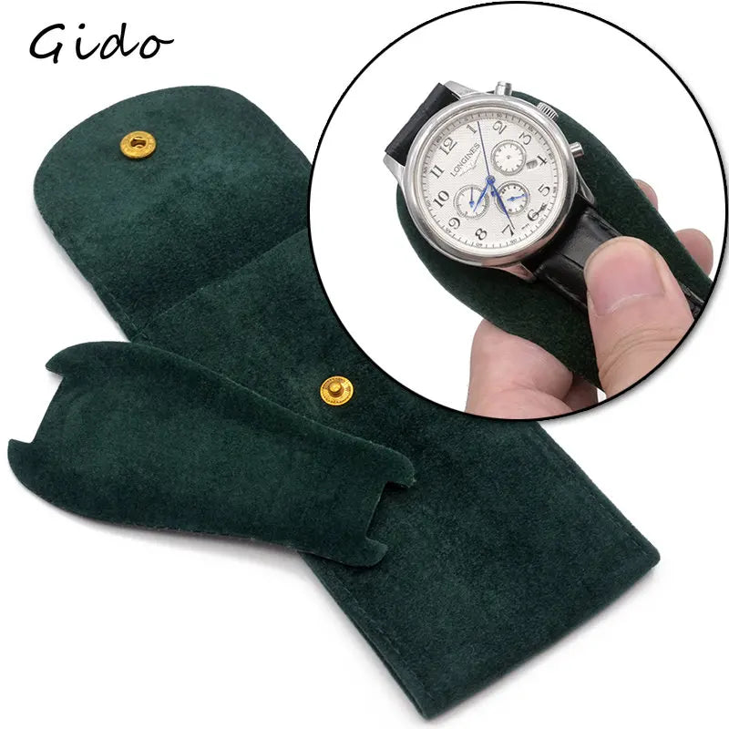 Flannel Bag Watch Pouch Gift Chain Jewelry Organizer