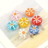 Engraving Flower Lampwork Glass Beads for Jewelry Making