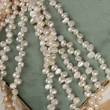 7-8mm Baroque Freshwater Pearl Bare Beads DIY Material