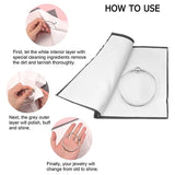 Double-sided Velvet Rubbing Silver Cloth Jewelry Bag