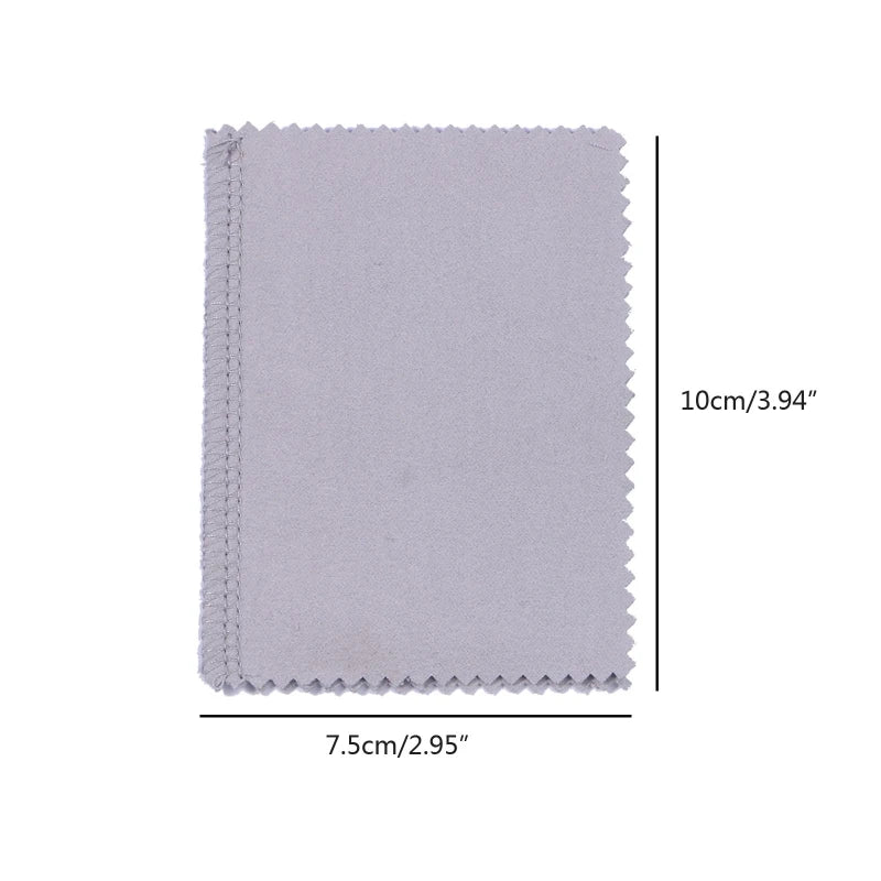 Double-sided Velvet Rubbing Silver Cloth Jewelry Bag
