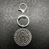 Viking Valknut Pendant Keychain - Double-Sided Engraving