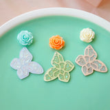 Double-sided Resin Butterfly Pendant Earrings DIY Materials