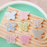 Double-sided Resin Butterfly Pendant Earrings DIY Materials