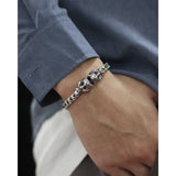 Tiger Head Chain Bracelet Stainless Steel Punk Men Jewelry