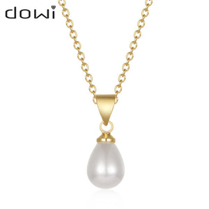 Dowi Shell Beads Clavicle Chain Necklace for Women