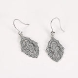 Dowi 925 Silver Boho Geometric Drop Earrings for Women