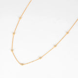 Dowi S925 Sterling Silver Zircon Boho Necklace for Women