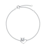 Dowi 925 Silver Fox Bracelet Little Animal Jewelry Party Gift