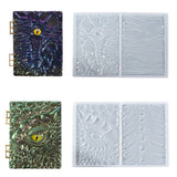 Dragon Eye Epoxy Resin Notebook Cover Mold DIY Silicone Book Shell Mould